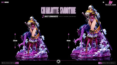 One Piece 2nd batch of the three generals of the Big Mom Pirates Minister of Juice Charlotte Smoothie GK Statue - C2