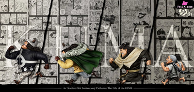One Piece 9th Anniversary Exclusive The Life of the KUMA GK Statue A + Studio [Pre Order] Full Payment / Set of 4 One
