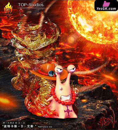 One Piece Ace Fire Tornado and Prison Completion Plan Caesar GK Statue - TOP Studio [In-Stock] - One Piece