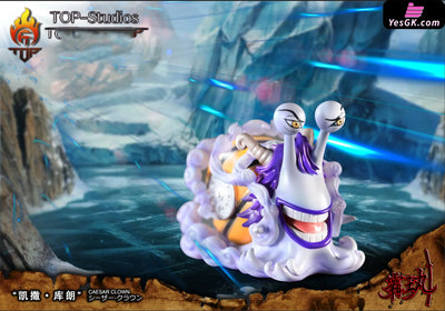 One Piece Ace Fire Tornado and Prison Completion Plan Caesar GK Statue - TOP Studio [In-Stock] - One Piece