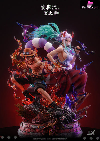 One Piece Ace & Yamato 1/5 GK Statue - LX Studio [In-Stock] - Full Payment - One Piece