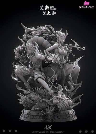 One Piece Ace & Yamato 1/5 GK Statue - LX Studio [In-Stock] - Full Payment - One Piece