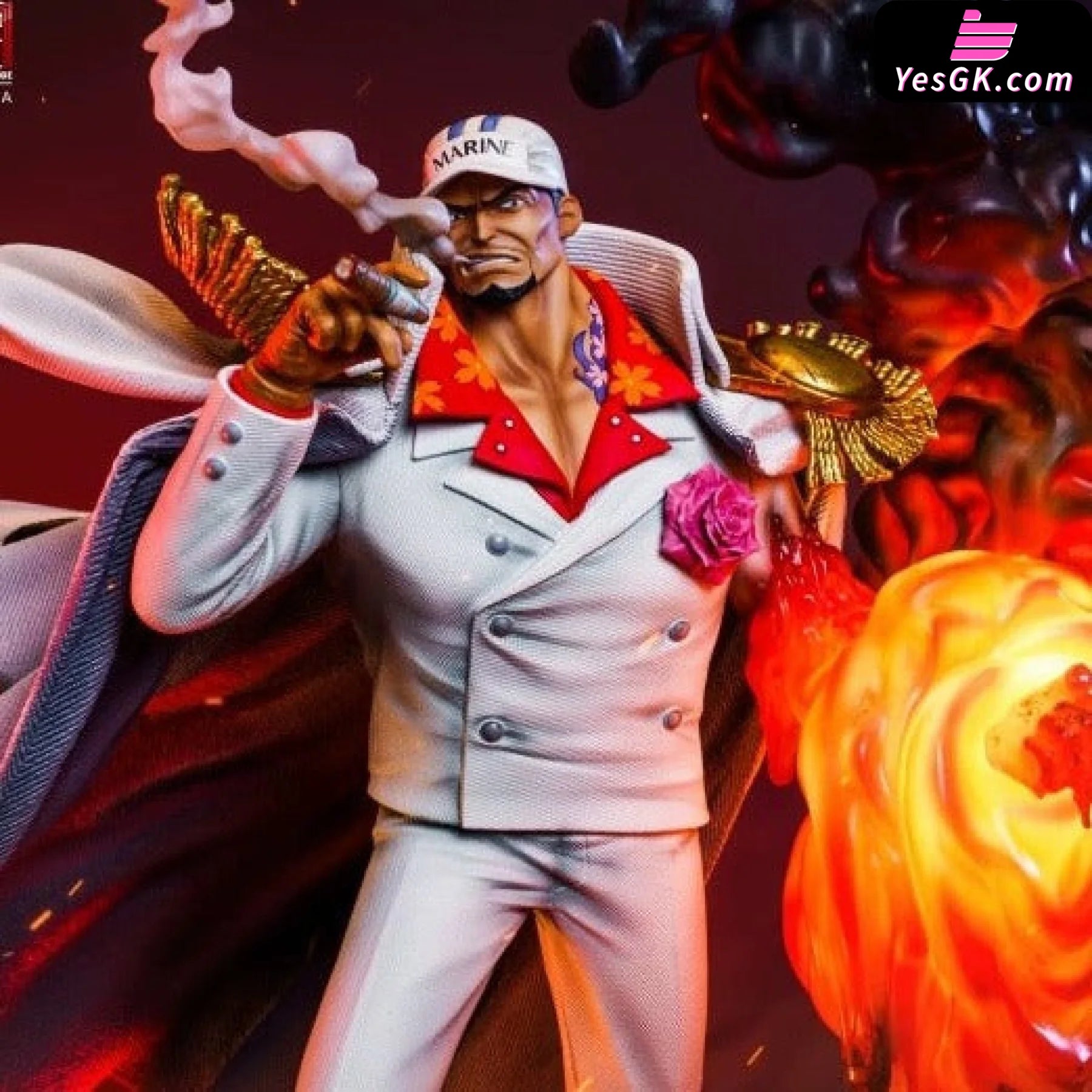 One Piece Akainu Resin Statue Jimei Palace Studio In Stock Yesgk