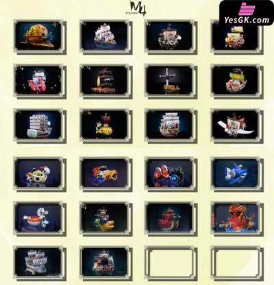 One Piece: All Crew Series #22 Spade Pirates Ship GK Statue - M4 Studio [Pre-Order] One Piece