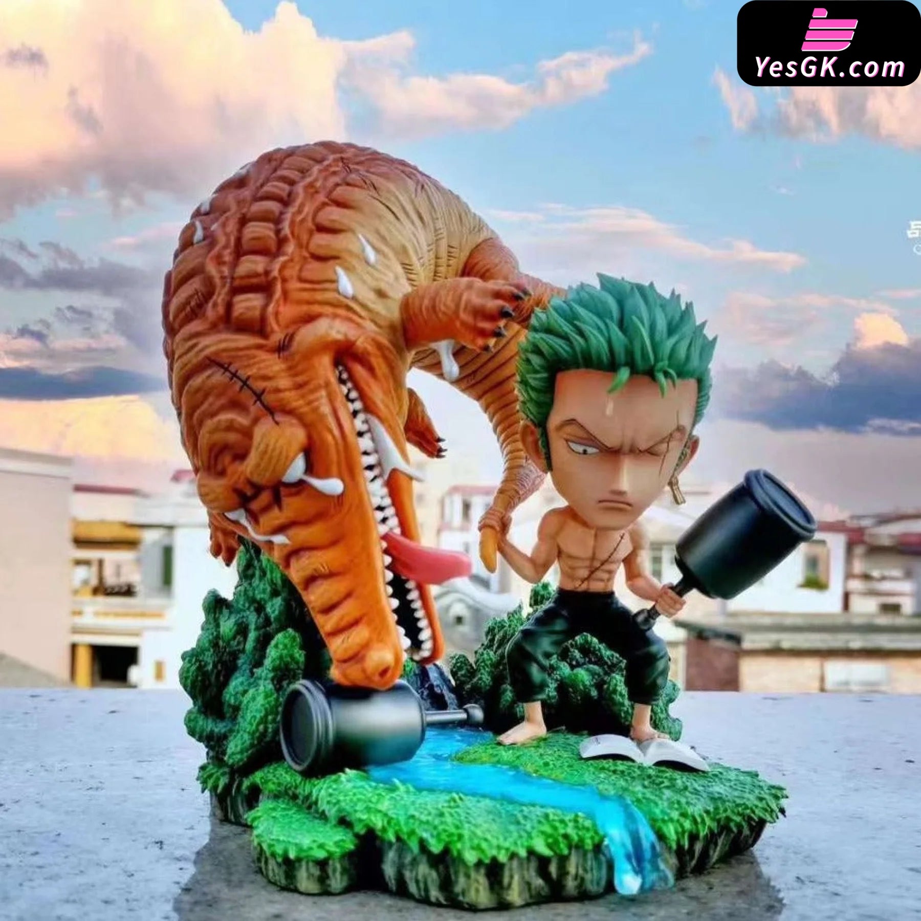 One Piece Alligator Exercise-Roronoa Zoro Statue - Pin Jiang Meng Qi Studio [Pre-Order]