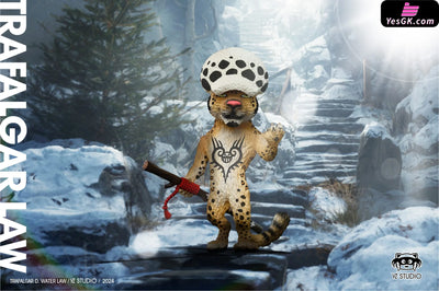 One Piece Animals #11 Snow Leopard Trafalgar D. Water Law Statue - Yz Studio [Pre-Order] Deposit /