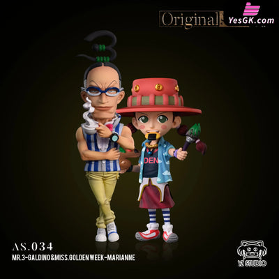 One Piece Arabasta Saga Galdino & Marianne Statue - Yz Studio [Pre-Order] Deposit