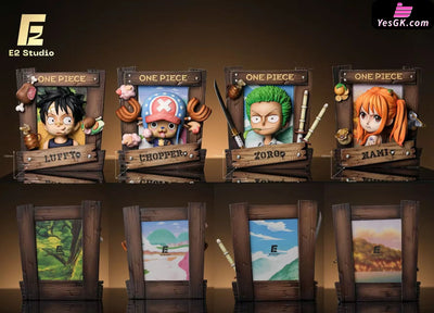 One Piece Baby Photo Frame Series Luffy & Chopper & Zoro & Nami Resin Statue - E2 Studio [In-Stock] One Piece