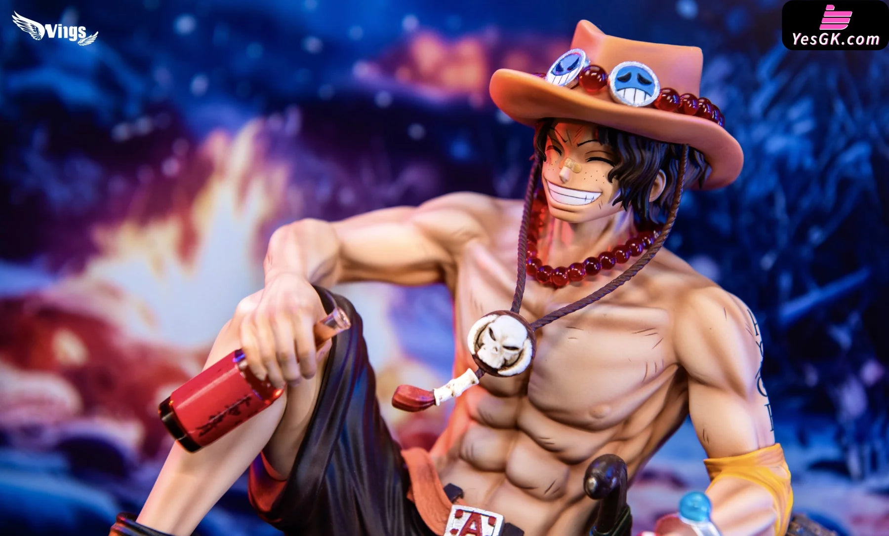 One Piece Banquet Series 2 Portgas D. Ace Statue - Wings Studio [Pre-Order]