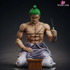 One Piece Bathrobe Zoro Statue - Dod Studio [In-Stock] Full Payment / A White