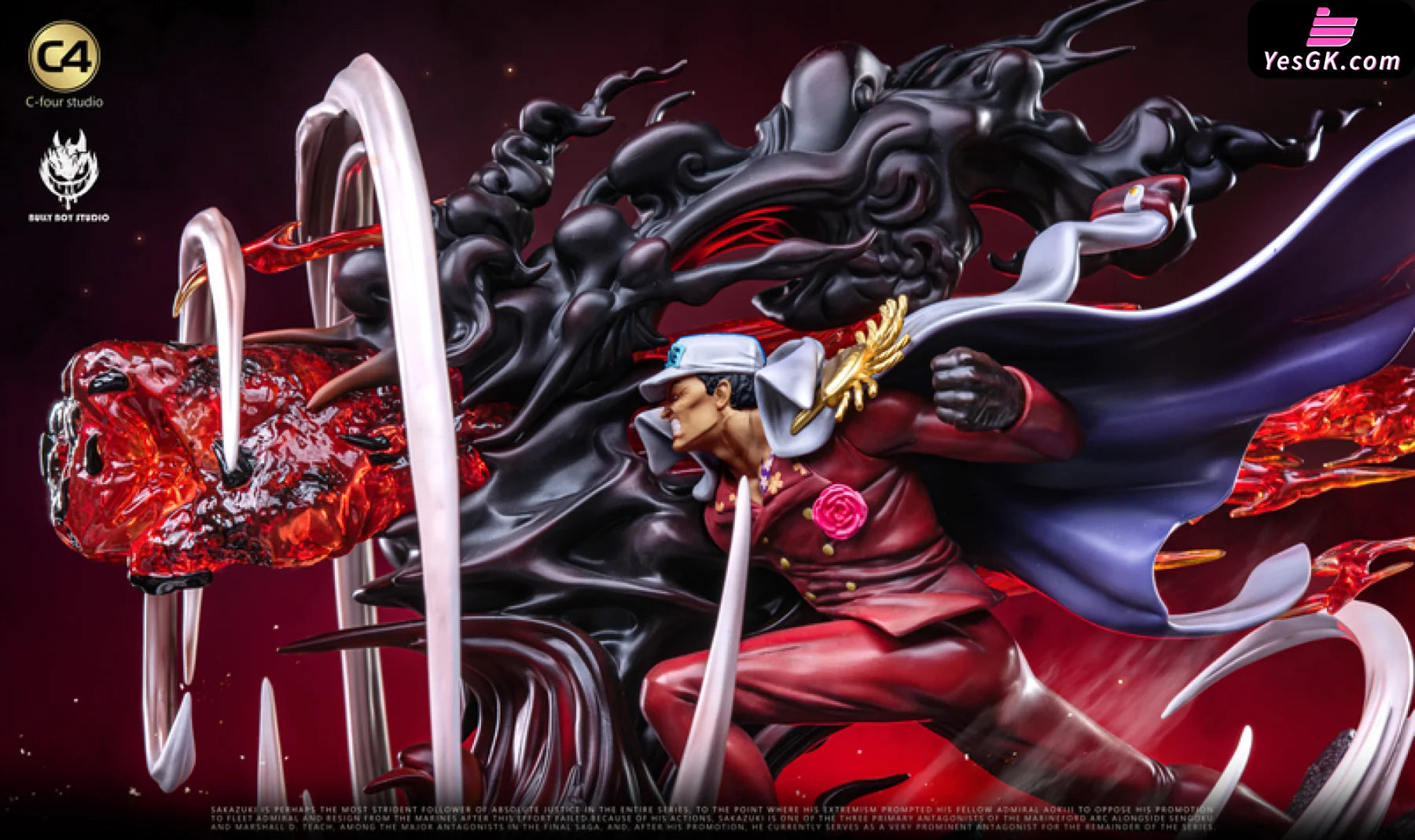 One Piece Battle #1 Akanu Resin Statue - C4 Studio [Pre-Order]