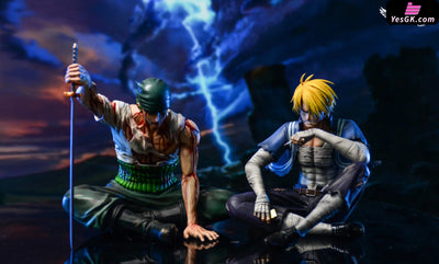 One Piece Battle Damaged Sanji GK Statue - Wings Studio [In-Stock] Full Payment One Piece