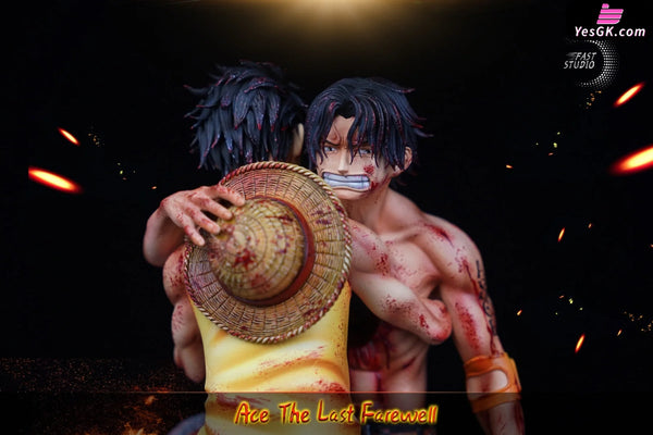 One Piece Battle of Marineford Ace The Last Farewell GK Statue - Fast Studio [In-Stock] - One Piece