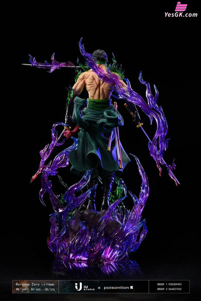 One Piece Battle Time Roronoa Zoro GK Statue - IU Studio [In-Stock] - Full Payment - One Piece