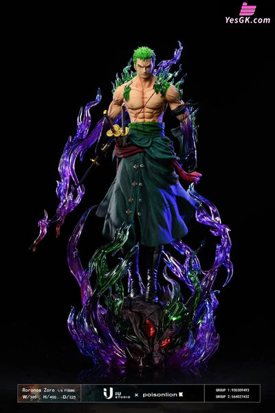 One Piece Battle Time Roronoa Zoro GK Statue - IU Studio [In-Stock] - Full Payment - One Piece