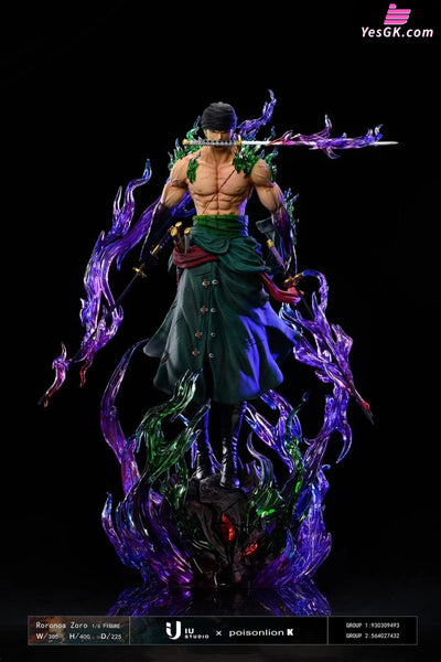 One Piece Battle Time Roronoa Zoro GK Statue - IU Studio [In-Stock] - Full Payment - One Piece