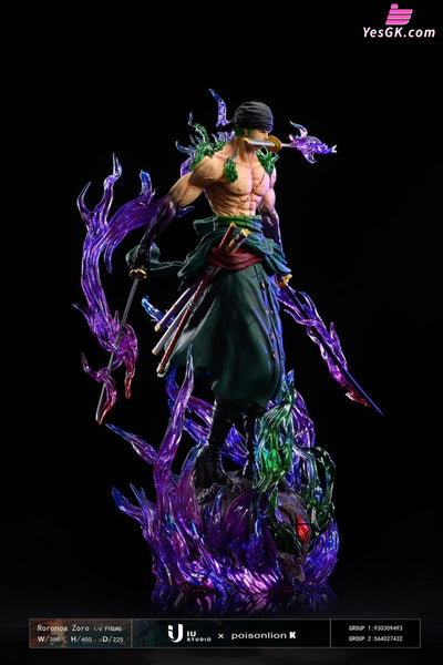 One Piece Battle Time Roronoa Zoro GK Statue - IU Studio [In-Stock] - Full Payment - One Piece