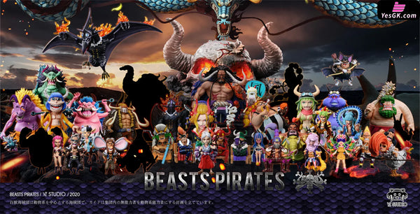 One Piece Beast Pirates Numbers Vibes Zanki GK Statue - YZ Studio [In-Stock] - Full Payment - One Piece