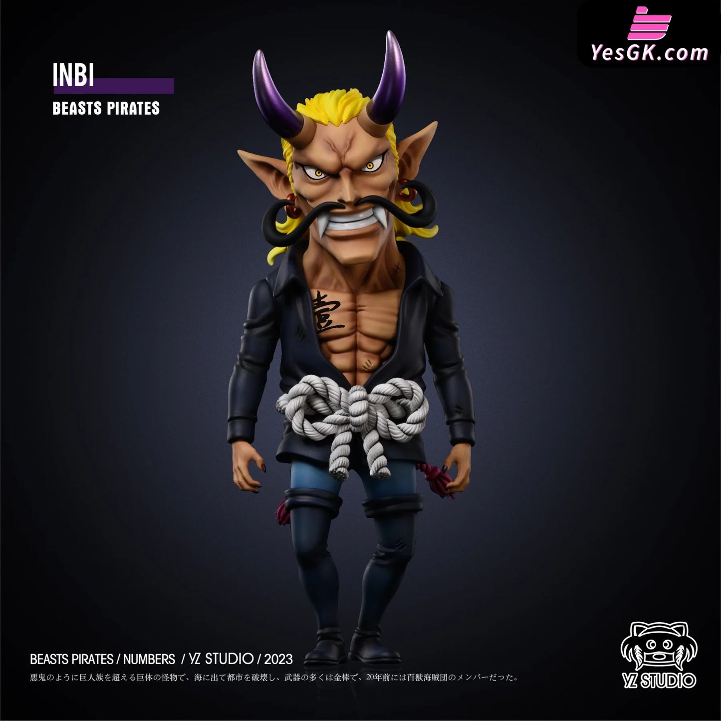 One Piece Beasts Pirates Inbi Statue - Yz Studio [Pre-Order]