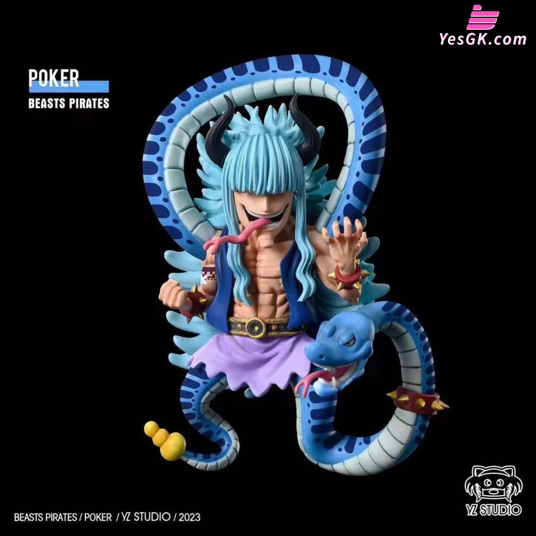 One Piece Beasts Pirates Really Hit Resonance#11 Poker Statue - Yz Studio [Pre-Order]