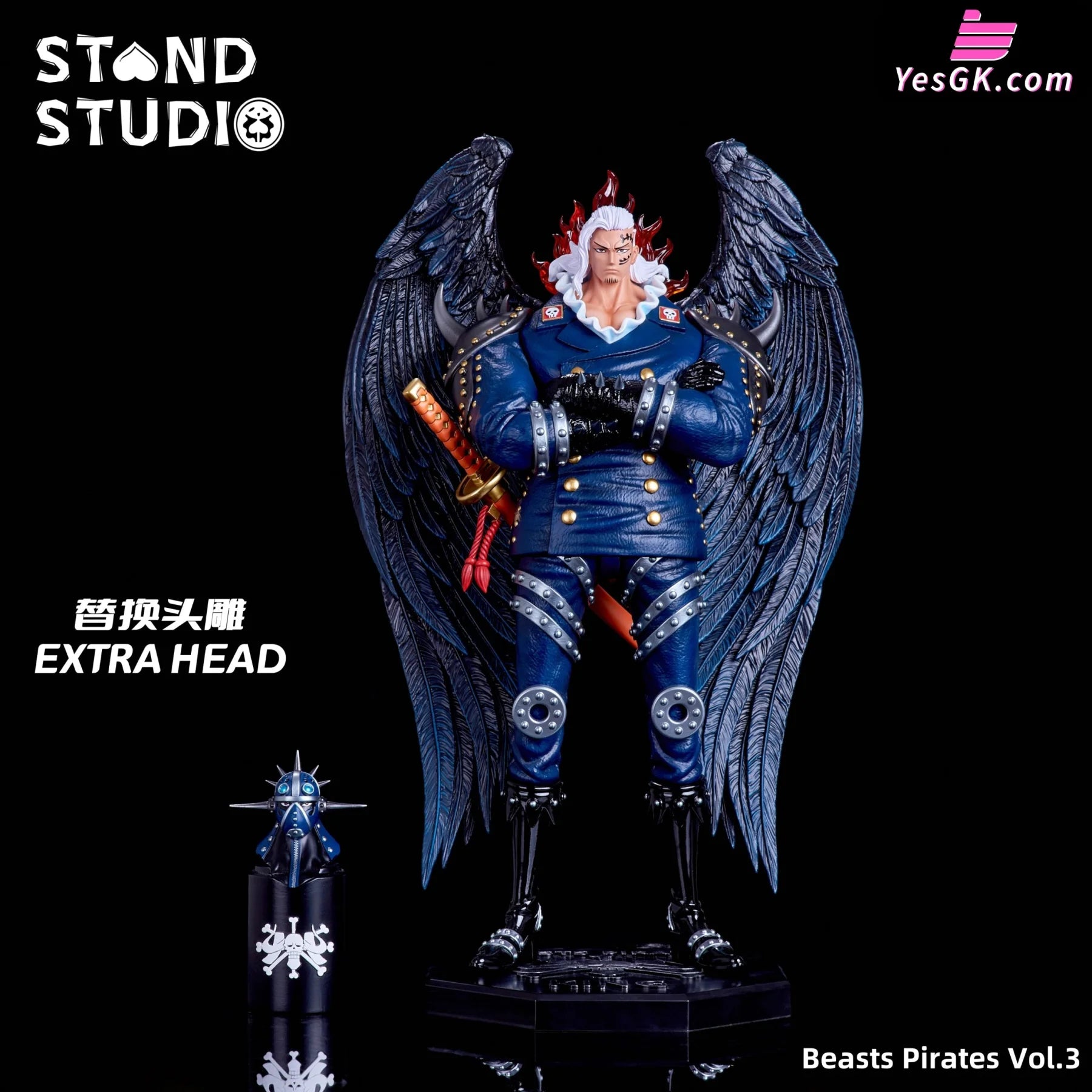 One Piece Beasts Pirates Volume 3Rd Three Disasters King Alber Statue - Stand Studio [Pre-Order]