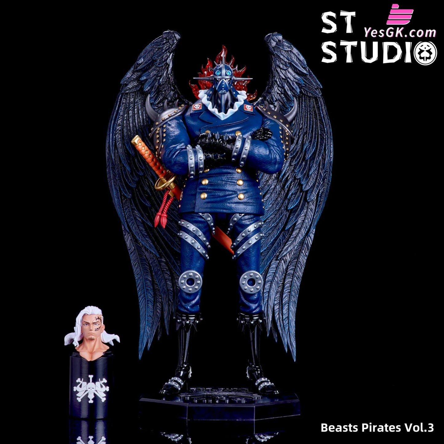 One Piece Beasts Pirates Volume 3Rd Three Disasters King Alber Statue - Stand Studio [Pre-Order]