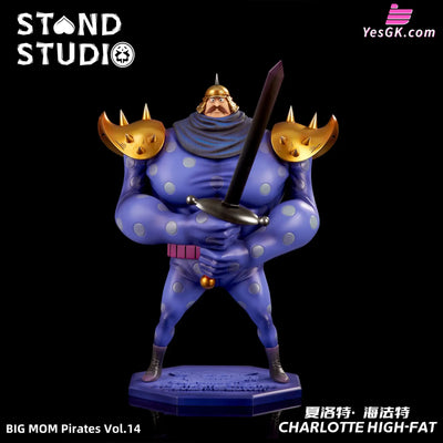 One Piece Big Mom Pirates #14 Charlotte High-Fat GK Statue - Stand Studio [Pre-Order] Deposit One Piece