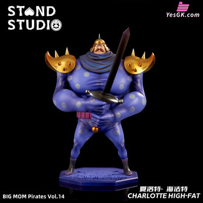One Piece Big Mom Pirates #14 Charlotte High-Fat GK Statue - Stand Studio [Pre-Order] Deposit One Piece