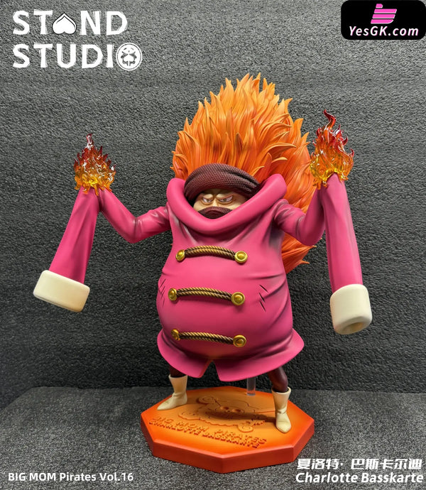 One Piece Big Mom Pirates #16 Charlotte Basskarte GK Statue - Stand Studio [Pre-Order] One Piece