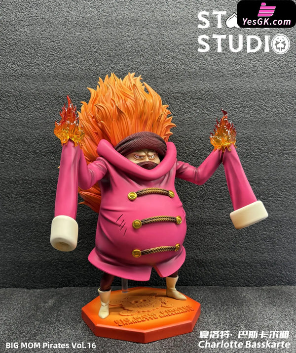 One Piece Big Mom Pirates #16 Charlotte Basskarte GK Statue - Stand Studio [Pre-Order] One Piece