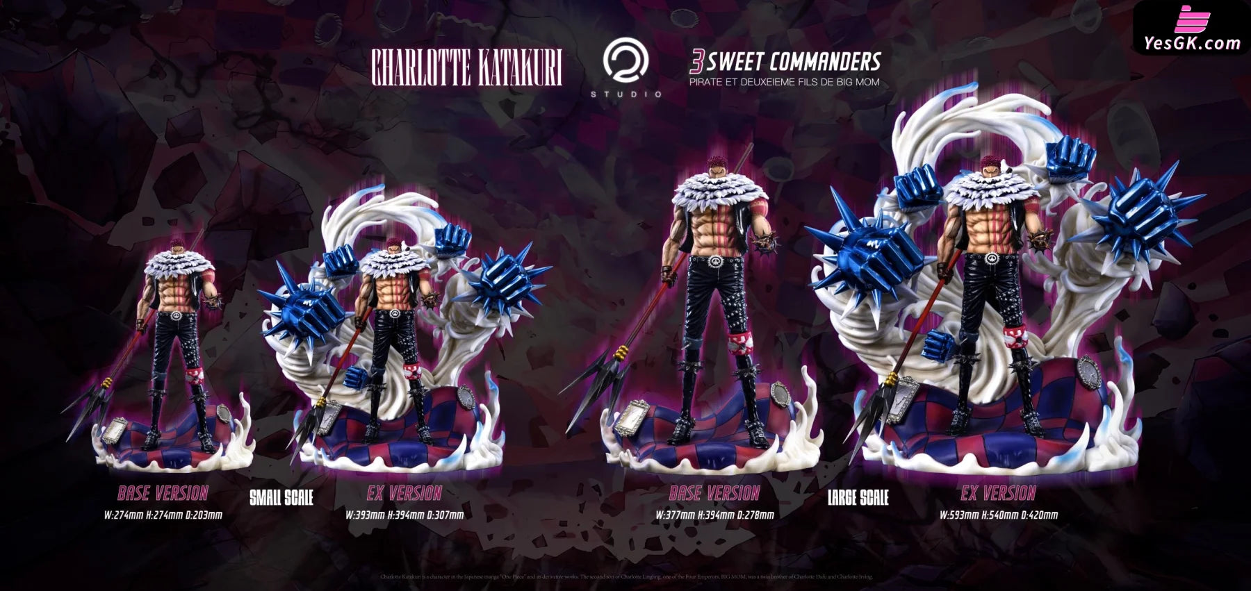 One Piece Big Mom Pirates 1St Katakuri Resin Statue - C2 Studio [Pre-Order]