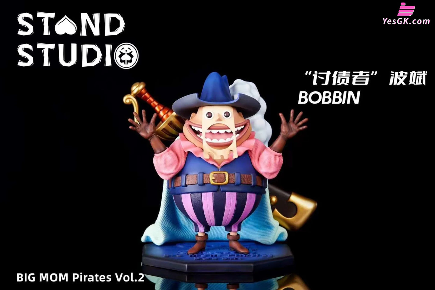 One Piece Big Mom Pirates #2 Debt Collector Bobbin Resin Statue - Stand Studio [Pre-Order]