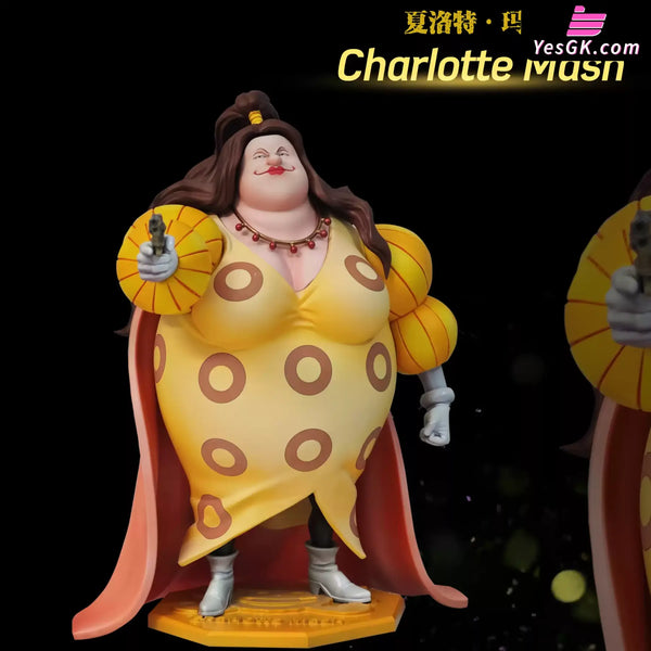 One Piece Big Mom Pirates Charlotte Kanten & Charlotte Mash GK Statue - Black Studio [Pre-Order] - One Piece