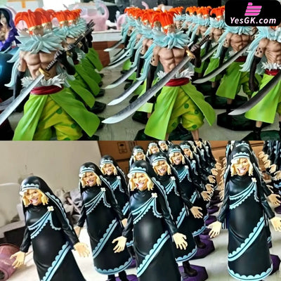 One Piece Big Mom Pirates Nougat & Carmel GK Statue - Black Studio [In-Stock] - One Piece
