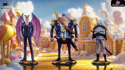 One Piece Big Mom Pirates Resonance Series Dacquoise & Moscato & Raisin GK Statue - Black Studio [Pre-Order] One Piece