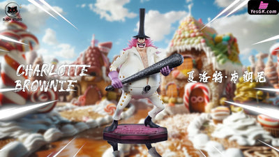 One Piece Big Mom Pirates Series Brownie & Bavarois pop GK Statue Black Studio [Pre Order] Deposit / Brownie One Piece