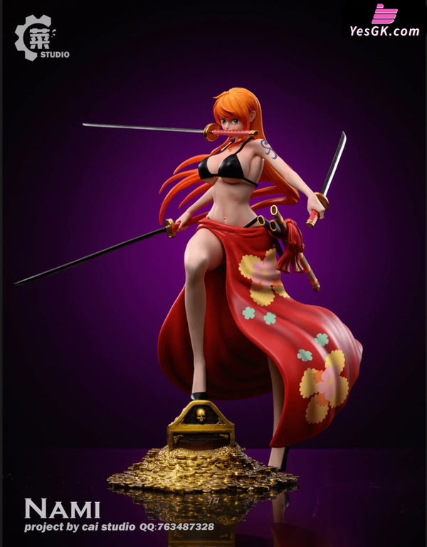 One Piece Big World #2 Santoryu Nami Resin Statue - Cai Studio [Pre-Order]