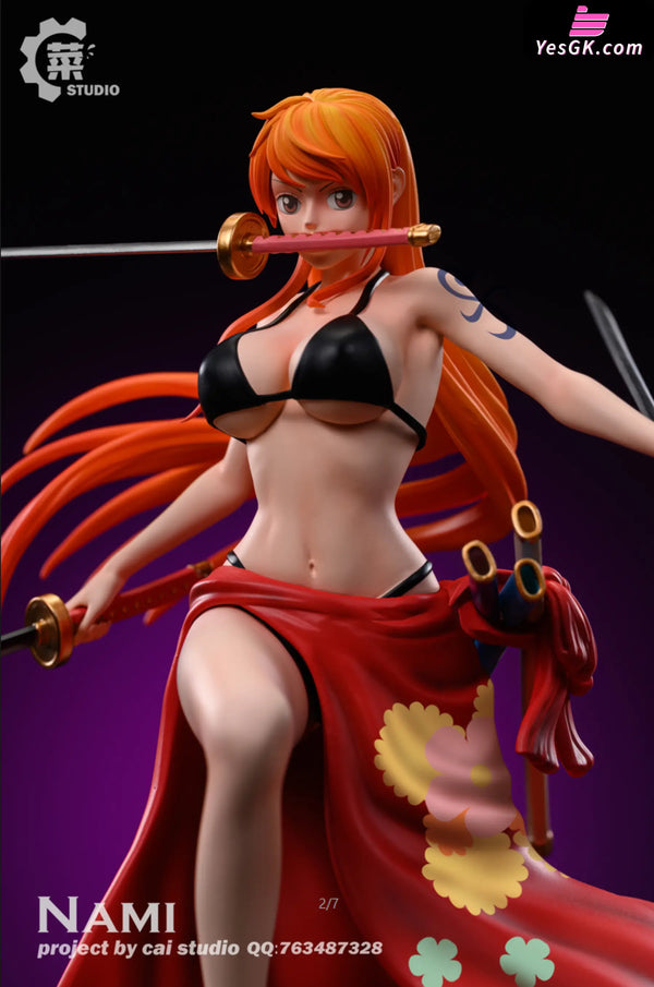 One Piece Big World #2 Santoryu Nami Resin Statue - Cai Studio [Pre-Order]