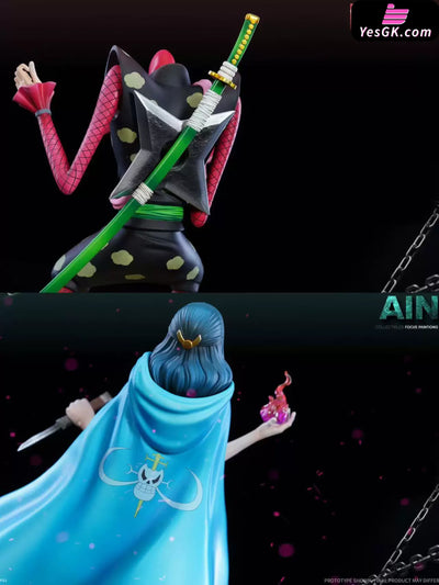 One Piece Bins & Ain GK Statue - Black Studio [Pre-Order] One Piece