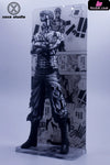 One Piece Black And White Manga Color Matching Bloody Roronoa Zoro Resin Statue - Xoxo Studio