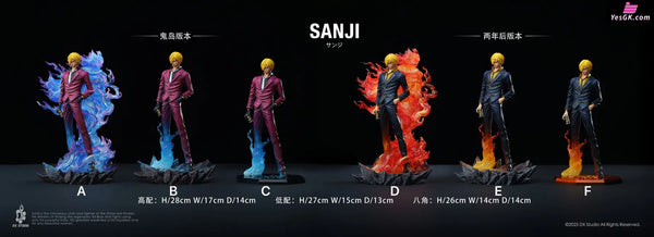 One Piece Black Leg Vinsmoke Sanji GK Statue - DX Studio [Pre-Order Closed] - One Piece