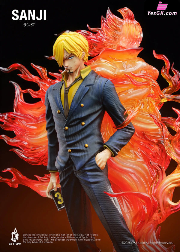 One Piece Black Leg Vinsmoke Sanji GK Statue - DX Studio [Pre-Order Closed] - One Piece
