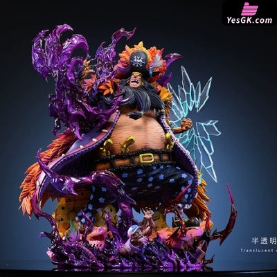 One Piece Blackbeard 1/6 GK Statue - SY Studio & LX Studio [Pre-Order] - Full Payment / B: Semi-transparent Version