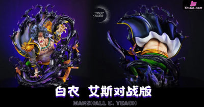 One Piece Blackbeard GK Statue - Fast Studio [Pre-Order] Deposit / White Color / Light Version One Piece
