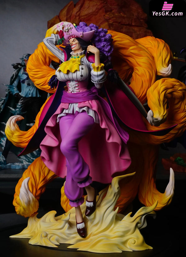 One Piece Blackbeard Pirates 7th and 8th Vasco Shot & Catarina Devon GK Statue - DX Studio [In-Stock] One Piece