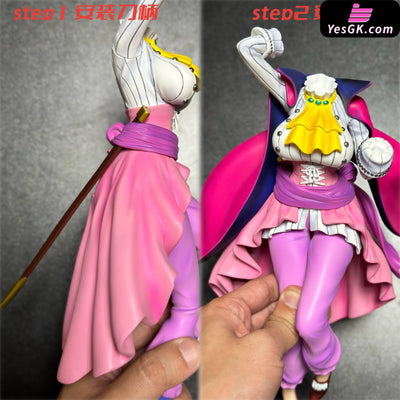 One Piece Blackbeard Pirates 7th and 8th Vasco Shot & Catarina Devon GK Statue - DX Studio [In-Stock] One Piece