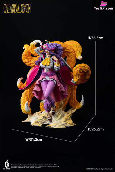 One Piece Blackbeard Pirates 7th and 8th Vasco Shot & Catarina Devon GK Statue - DX Studio [Pre-Order] Deposit