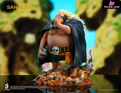 One Piece Blackbeard Pirates #9 San Juan Wolf GK Statue - DX Studio [In-Stock] - Full Payment - One Piece