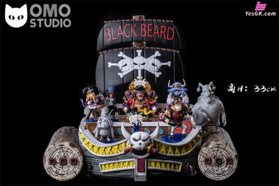 One Piece Blackbeard Pirates Pizarro And Van Augur Resin Statue - Omo Studio [Pre-Order Closed]