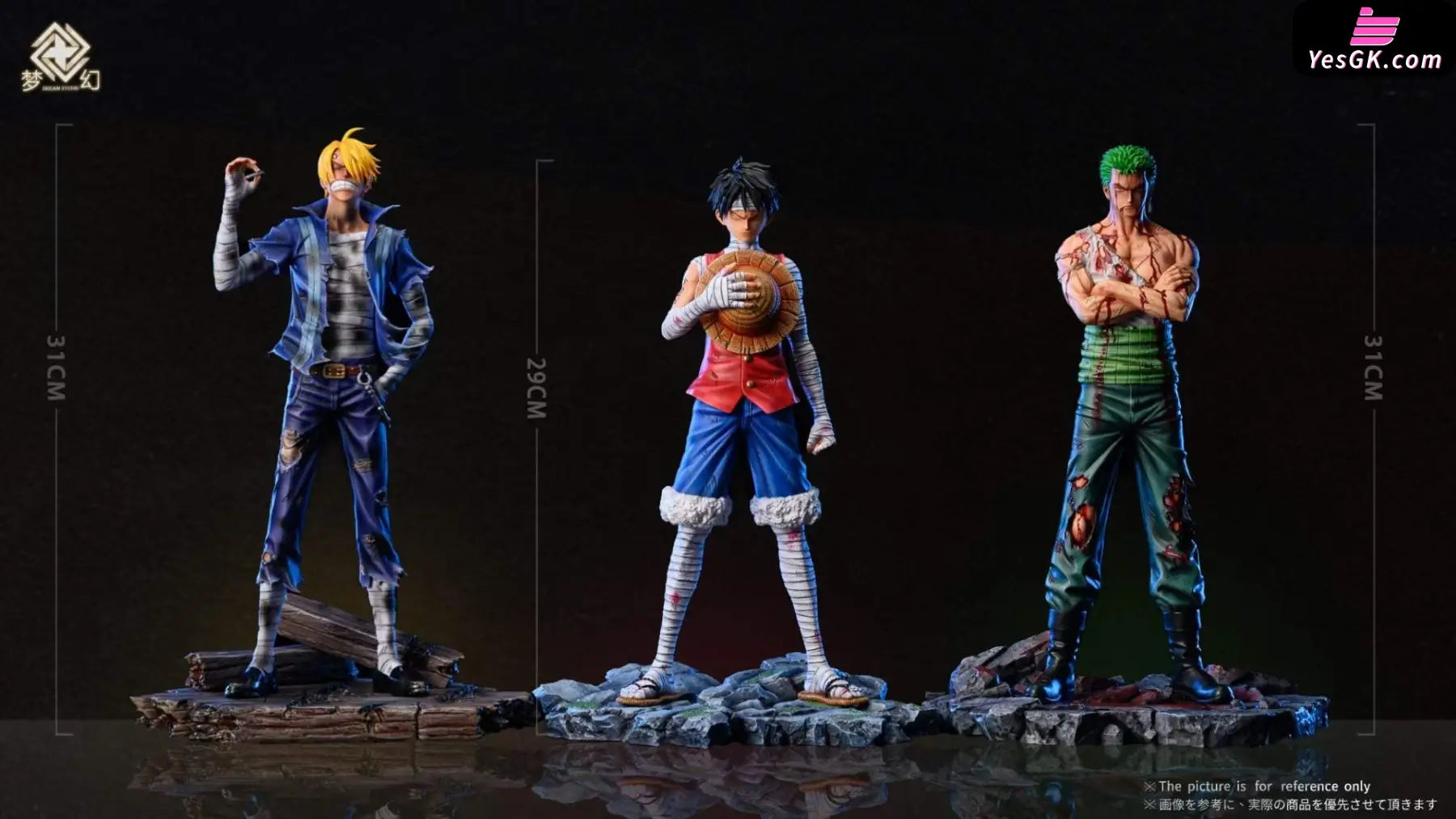 One Piece Bloody Roronoa Zoro Resin Statue - Dream Studio – YesGK